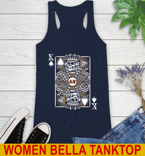 San Francisco Giants MLB Baseball The King Of Spades Death Cards Shirt Racerback Tank 9