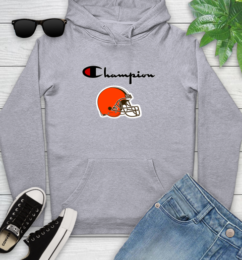 NFL Football Cleveland Browns Champion Shirt Youth Hoodie 4
