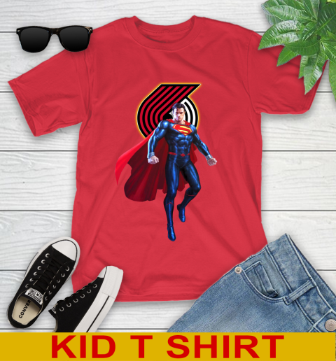 NBA Awesome Superman Basketball Sports Portland Trail Blazers 110