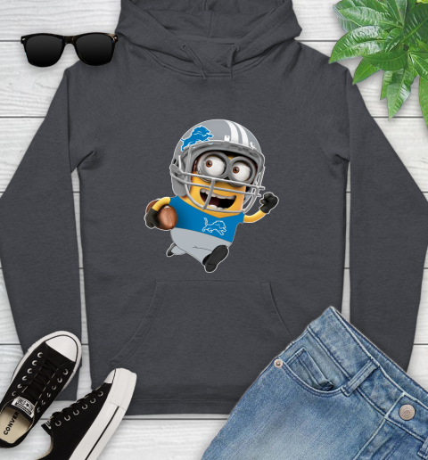 NFL Detroit Lions Minions Disney Football Sports Youth Hoodie 9 NFL Detroit Lions Minions Disney Football Sports Youth Hoodie - Image 9