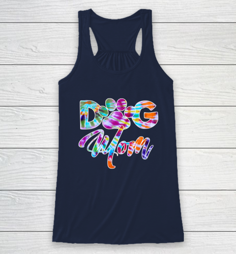 Dog Mom Shirt Tie Dye Dog Mom Apparel for Women Dog Lover Gifts Paw Racerback Tank 8
