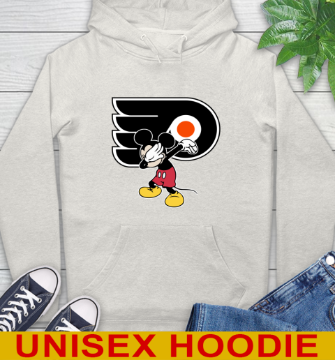 Philadelphia Flyers NHL Hockey Dabbing Mickey Disney Sports Hoodie 12