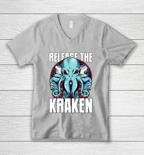 Release the Kraken V-Neck T-Shirt 3