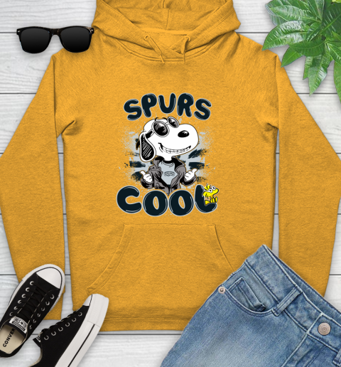 NBA Basketball San Antonio Spurs Cool Snoopy Shirt Youth Hoodie 2