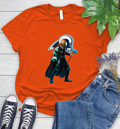 NFL Thor Avengers Endgame Football Los Angeles Rams Women's T-Shirt 4