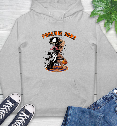 NBA Phoenix Suns Basketball Venom Groot Guardians Of The Galaxy Hoodie 6