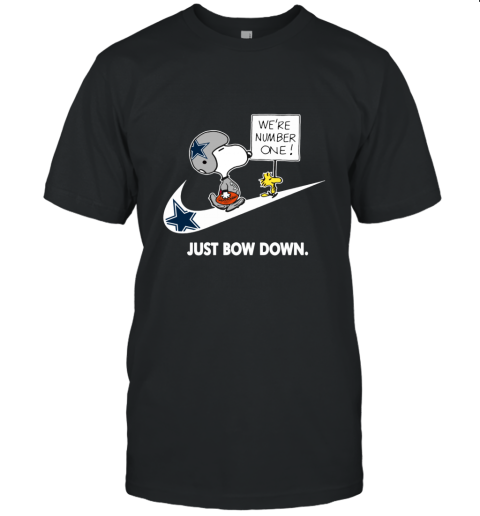NFL Dallas Cowboys Are Number One – NIKE Just Bow Down Snoopy
