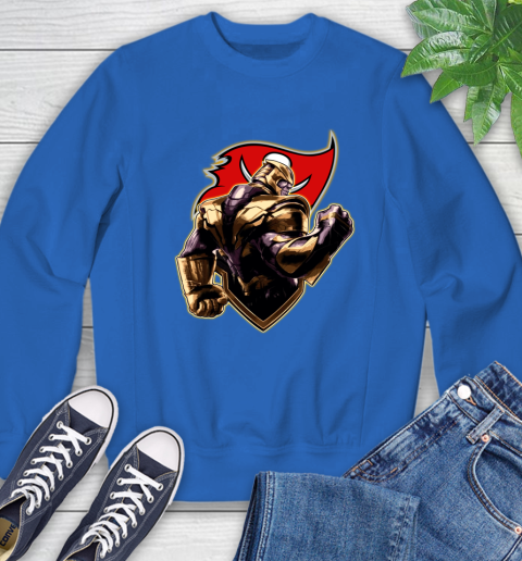 NFL Thanos Avengers Endgame Football Sports Tampa Bay Buccaneers Sweatshirt 8
