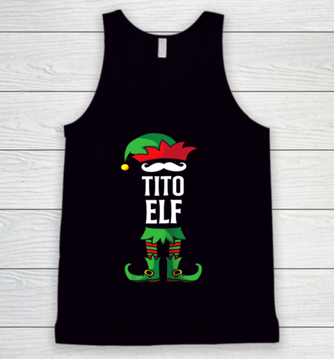 Tito Elf Costume Christmas Holiday Matching Family Tank Top