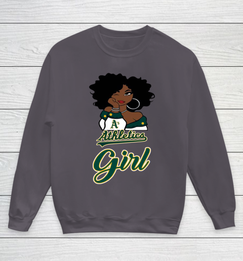 Oakland Athleticss Girl MLB Youth Sweatshirt 6
