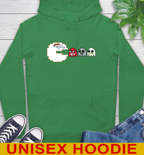 Denver Broncos NFL Football Pac Man Champion Hoodie 8