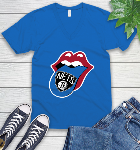 Brooklyn Nets NBA Basketball Lips I Root For My Team Adoring Fan 54