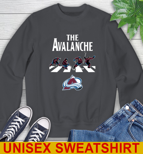 NHL Hockey Colorado Avalanche The Beatles Rock Band Shirt Sweatshirt 7