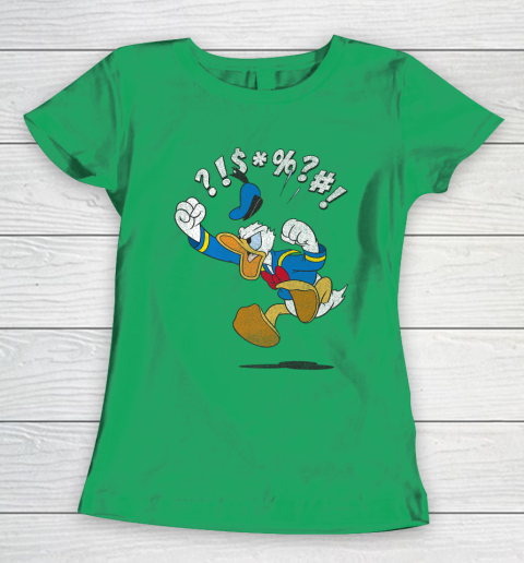Disney Mickey And Friends Donald Angry Jump Women's T-Shirt 5