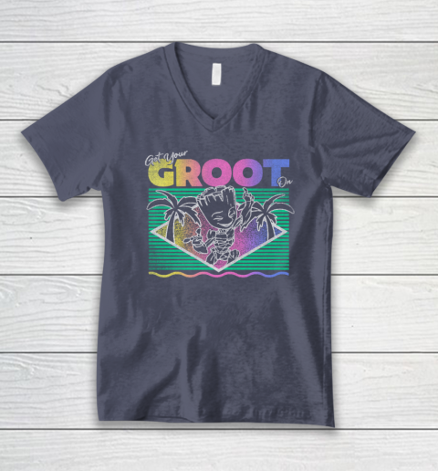 Get Your Groot On V-Neck T-Shirt 6