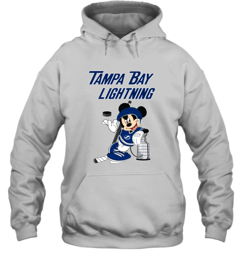 Mickey Tampa Bay Lightning With The Stanley Cup Hockey NHL Hoodie