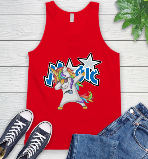 Orlando Magic NBA Basketball Funny Unicorn Dabbing Sports Tank Top 6
