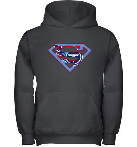 We Are Undefeatable Tennessee Titans x Superman NFL Youth Hoodie