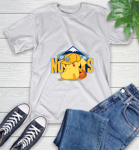 NBA Pikachu Basketball Sports Denver Nuggets T-Shirt 12