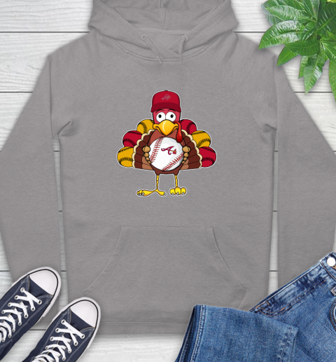 Atlanta Braves Turkey thanksgiving Hoodie 6