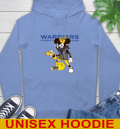 Golden State Warriors NBA Basketball Mickey Peace Sign Sports Hoodie 11