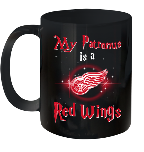 NHL Hockey Harry Potter My Patronus Is A Detroit Red Wings Ceramic Mug 11oz