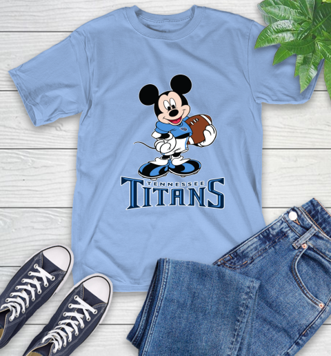 NFL Football Tennessee Titans Cheerful Mickey Mouse Shirt T-Shirt 12