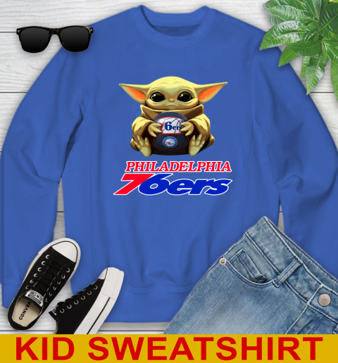 NBA Basketball Philadelphia 76ers Star Wars Baby Yoda Shirt 119
