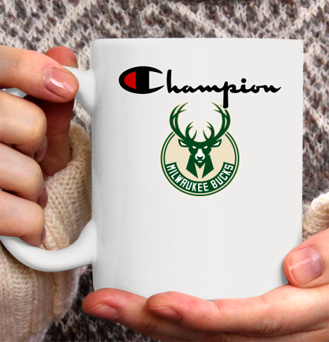 NBA Basketball Milwaukee Bucks Champion Shirt Ceramic Mug 11oz