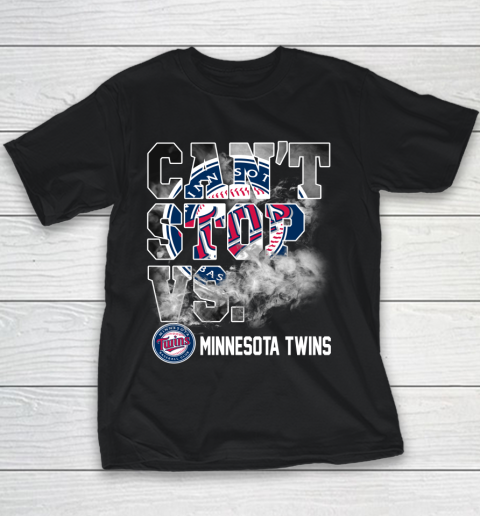 MLB Minnesota Twins Baseball Can't Stop Vs Twins Youth T-Shirt