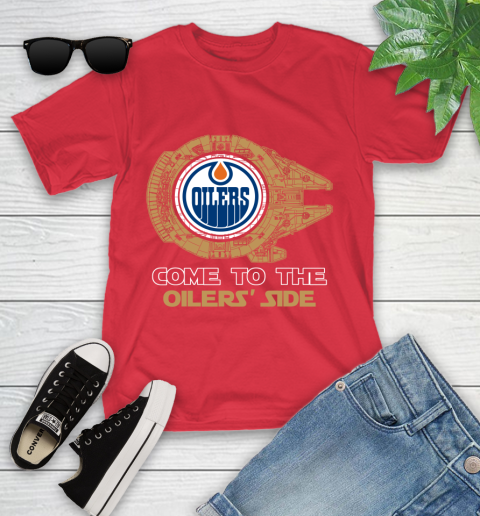 NHL Come To The Edmonton Oilers Wars Hockey Sports Youth T-Shirt 13