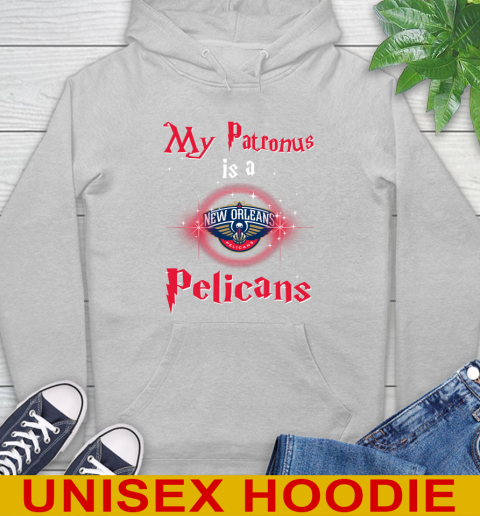NBA Basketball Harry Potter My Patronus Is A New Orleans Pelicans Hoodie 6