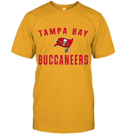 yp5w mens tampa bay buccaneers nfl pro line by fanatics branded gray victory arch t shirt jersey t shirt 60 front gold