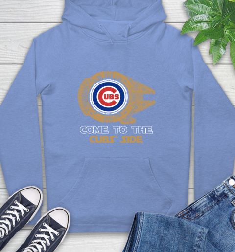 MLB Come To The Chicago Cubs Side Star Wars Baseball Sports Hoodie 11