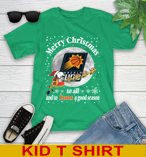 Phoenix Suns Merry Christmas To All And To Suns A Good Season NBA Basketball Sports Youth T-Shirt 7