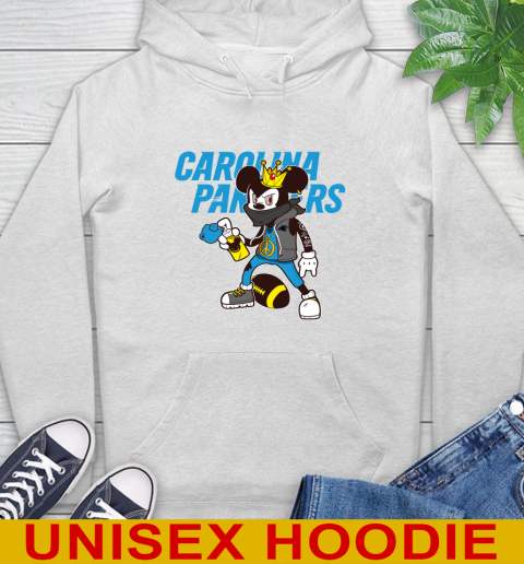 Carolina Panthers NFL Football Mickey Peace Sign Sports Hoodie