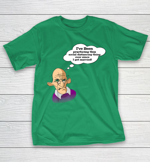 Grandpa Funny Gift Apparel  Funny Grumpy Grandpa Social Distancing Joke T-Shirt 5