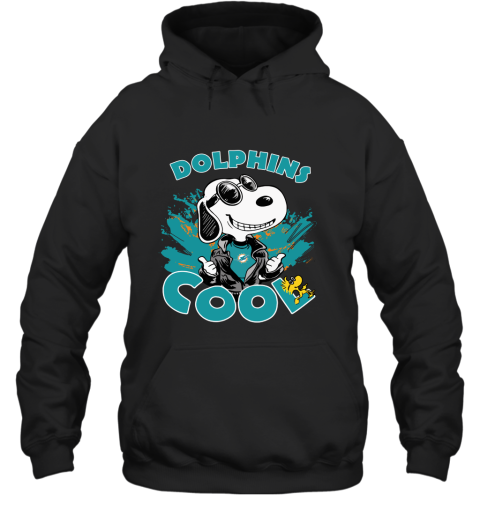 Miami Dolphins Snoopy Joe Cool We're Awesome Shirts Hoodie