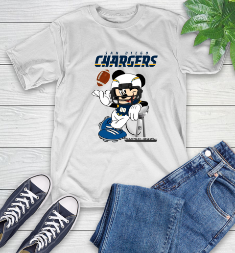 NFL San diego chargers Mickey Mouse Disney Super Bowl Football T Shirt T-Shirt 13