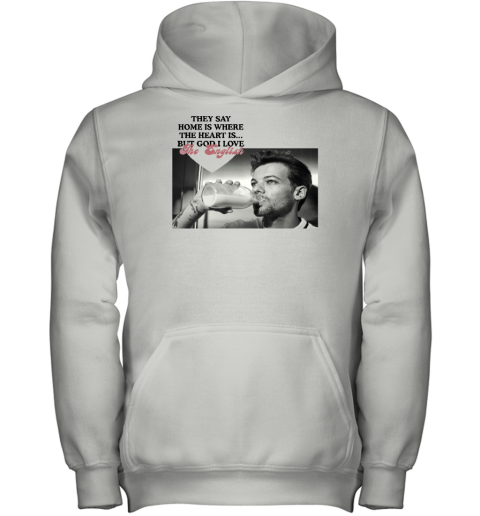 They Say Home Is Where The Heart Is But God I Love The English Youth Hoodie