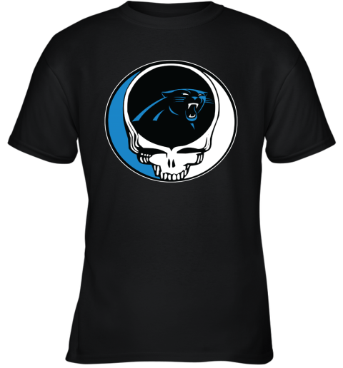 Carolina Panthers Grateful Dead Steal Your Face Football Nfl Shirts Kids T-Shirt