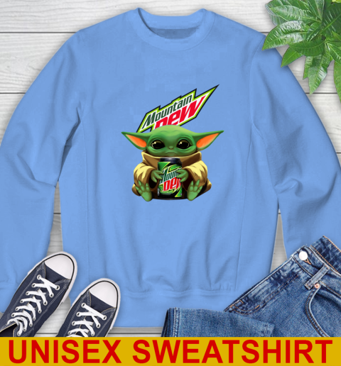 Star Wars Baby Yoda Hugs Mountain Dew Soft Drink Shirt 35