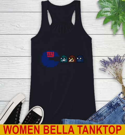 New York Giants NFL Football Pac Man Champion Racerback Tank 11 New York Giants NFL Football Pac Man Champion Racerback Tank - Image 11