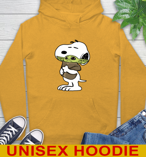 Snoopy Hugging Baby Yoda Shirt 15