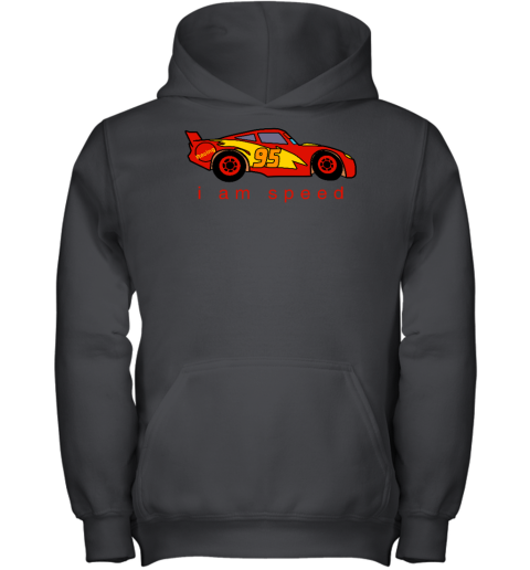 I Am Speed 95 Cars Lightning Mcqueen Youth Hoodie