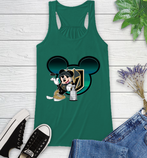 NHL Vegas Golden Knights Stanley Cup Mickey Mouse Disney Hockey T Shirt Racerback Tank 7