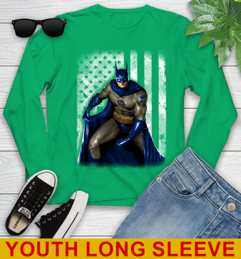 St.Louis Blues NHL Hockey Batman DC American Flag Shirt Youth Long Sleeve 7