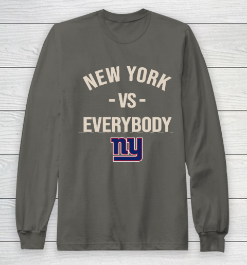 New York Giants Vs Everybody Long Sleeve T-Shirt 5