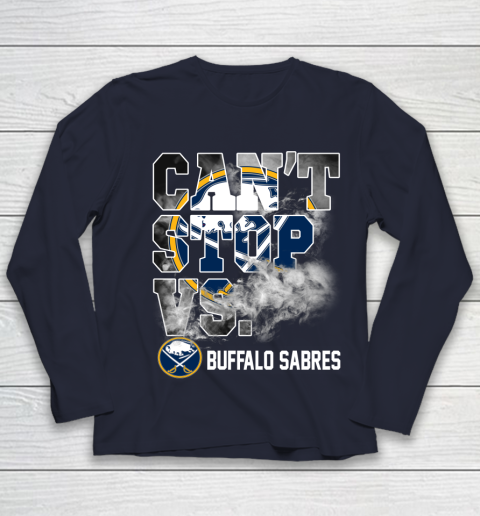 NHL Buffalo Sabres Hockey Can't Stop Vs Youth Long Sleeve 2
