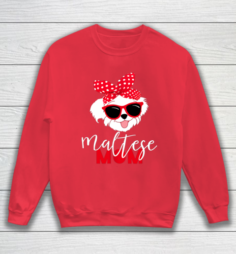 Dog Mom Shirt Dog Lovers T Shirt Maltese Mom Fur Mama Sweatshirt 7